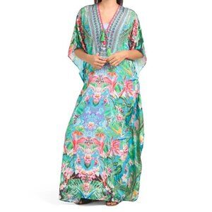 LA MODA Eden Garden Maxi Swimsuit Cover-up